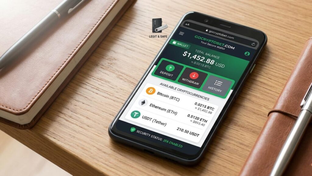 Gocryptobet.com Wallet Review: Is It Safe, Legit & How to Use It in 2026 Guide